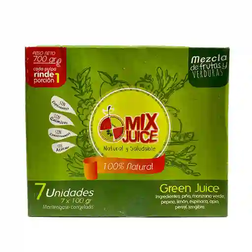 Mix Juice Pulpa de Jugos Verdes