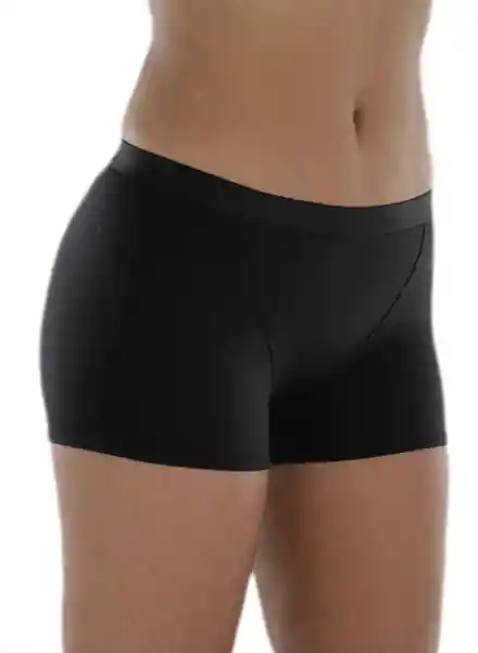 Soutien Panty Tipo Bóxer Deportivo Mujer Negro Talla M