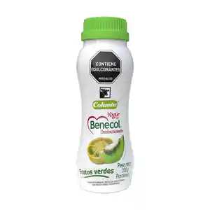 Colanta Yogur Benecol Deslactosado Frutos Verdes