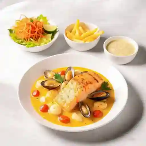 Salmón a la Marinera