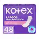 Protectores Diarios Kotex Largos 48 Und