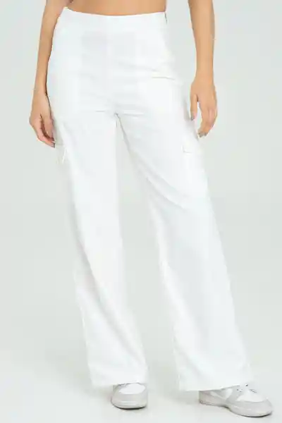 Pantalón Cargo Tech Color Blanco Crudo Talla 8 Ragged