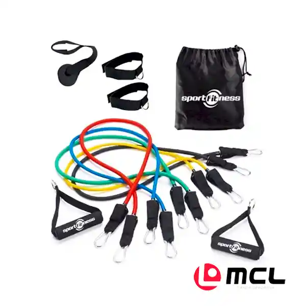 Sport Fitness Kit Bandas Tubulares Resistencia Teratubo