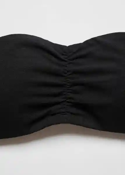 Sujetador Bandeau Negro Talla 20 Niñas Mango