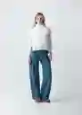 Tejido Mujer Crudo Marfil Claro Talla S 083G055 Naf Naf