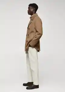 Abrigo Tinof Camel Talla XXL Hombre Mango