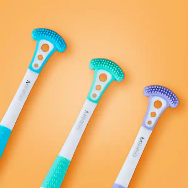 Cepillo de Dientes Para Limpieza de Lengua 2 en 1 Miniso