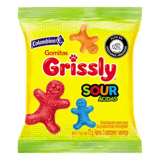 Goma Grissly Sour Colombina
