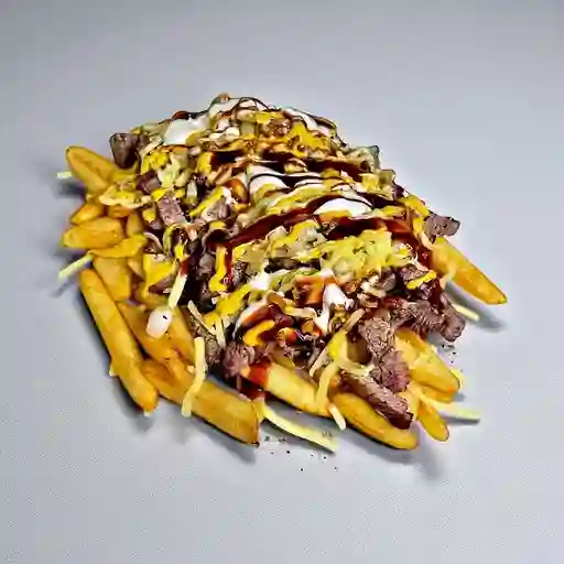 Salchipapa Barrilera