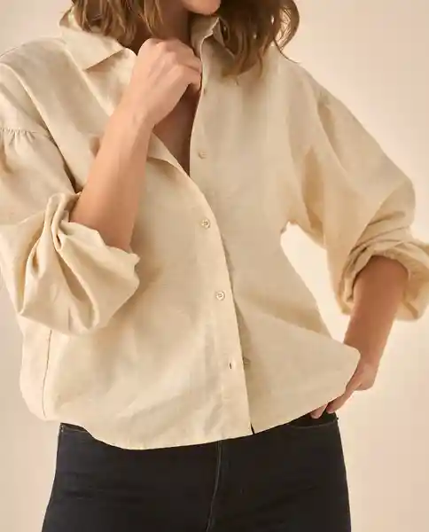 Camisa Crudo Danés Claro Talla S 613G037 Esprit