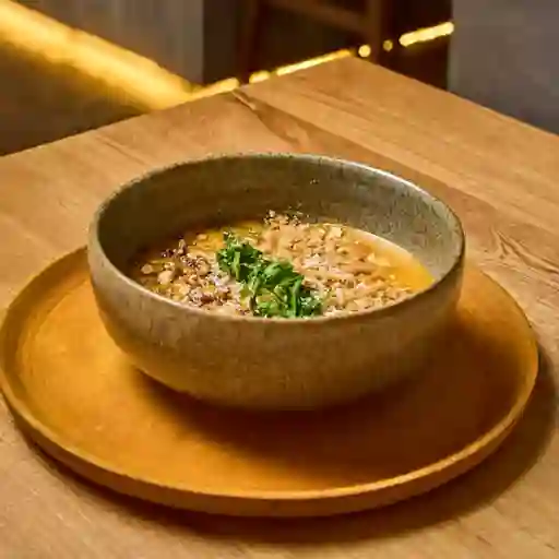 Crema de ahuyama y curry