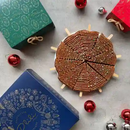 Brownie navidad paleta para compartir