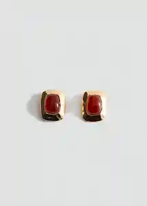 Pendientes Andrea Oro Talla 99 Mujer Mango