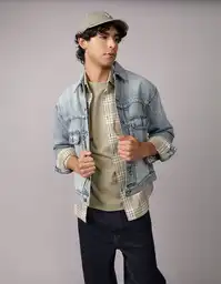 Chaqueta Hombre Azul Talla X-Small 1785482 American Eagle
