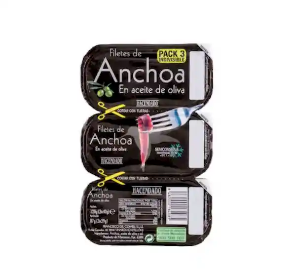 Hacendado Anchoa en Aceite de Oliva