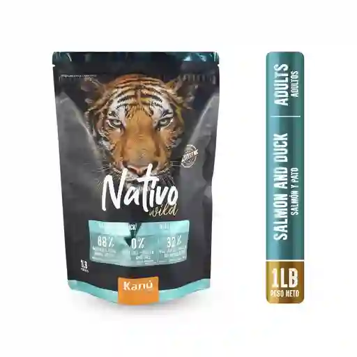 Kanu Alimento Para Gato Nativo Wild Adulto Sabor Salmón Y Pato