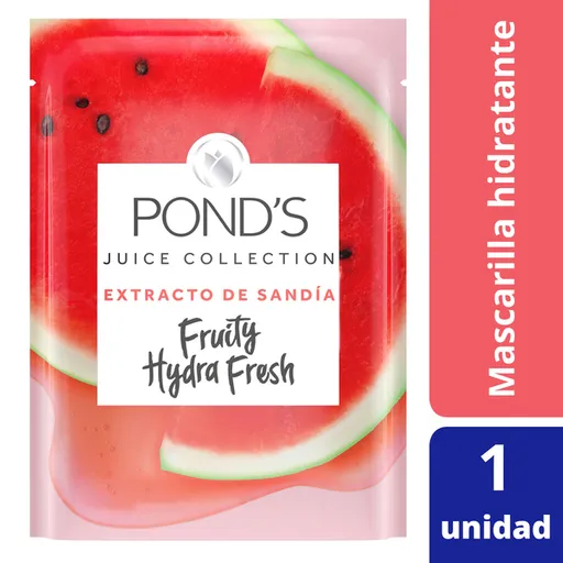 Ponds Mascarilla Facial Fruity Hydra Fresh Extracto de Sandía