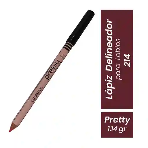 Pretty Lápiz Delineador de Labios 214 1.14 g