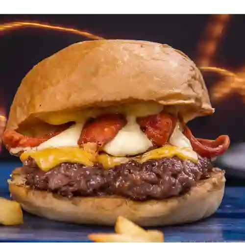 Montana Burger +Papa a la Francesa