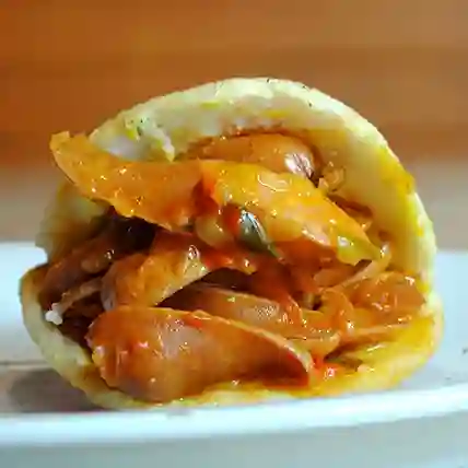 Arepa con Chorizo