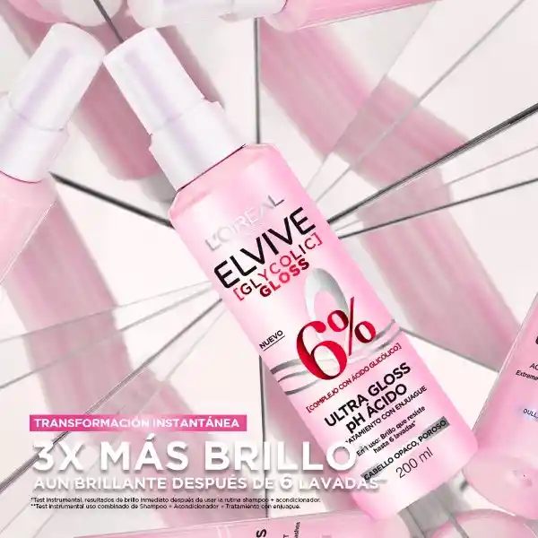 Tratamiento Serum Elvive Glycolic Gloss 200ml