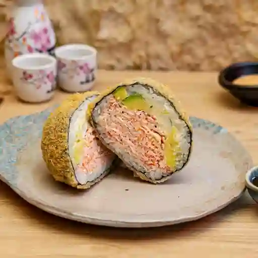 Sushi burger dinamita
