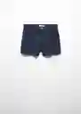 Short Utilityn Navy Talla 20 Niñas Mango