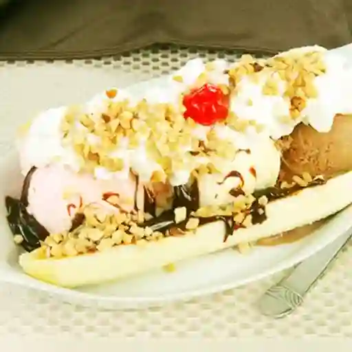 Banana Split con Queso