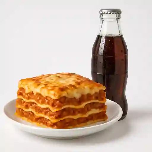 Combo Lasaña y Gaseosa 250 ml