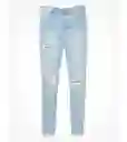 Jean Jegging Azul Talla 4 Regular Mujer American Eagle