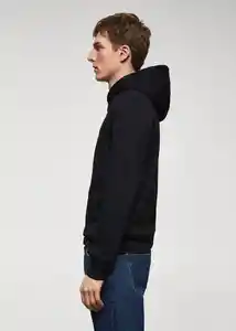 Buzo Sudadera Appartme Negro Talla L Hombre Mango