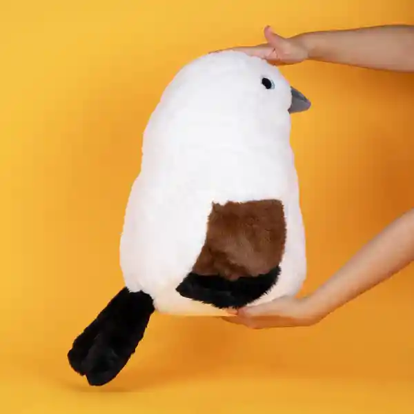 Peluche Pájaro Blanco Serie Miniso