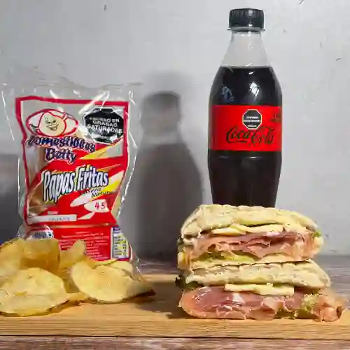 Combo de Sandwich de Jamón Serrano