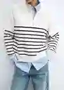 Buzo Jersey Rizoni Navy Talla XL Mujer Mango