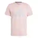 Adidas Camiseta Tr-Es Fr Logo T Para Hombre Rosado Talla M