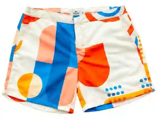 Pantaloneta Lux Martin Sheen Hombre Talla M Salvador Beachwear