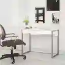 Escritorio de Dos Cajones-Blanco. Elaborado en Madeflex y Aluminio. Color Blanco. Con Forma Rectangular. Tiene Dos Cajones en Orientación Horizontal. Tamaño Ideal Para Cualquier Espacio. Medidas Del Mueble Ensamblado: Fondo 40  cm. Alto 76.5  cm. Ancho 101