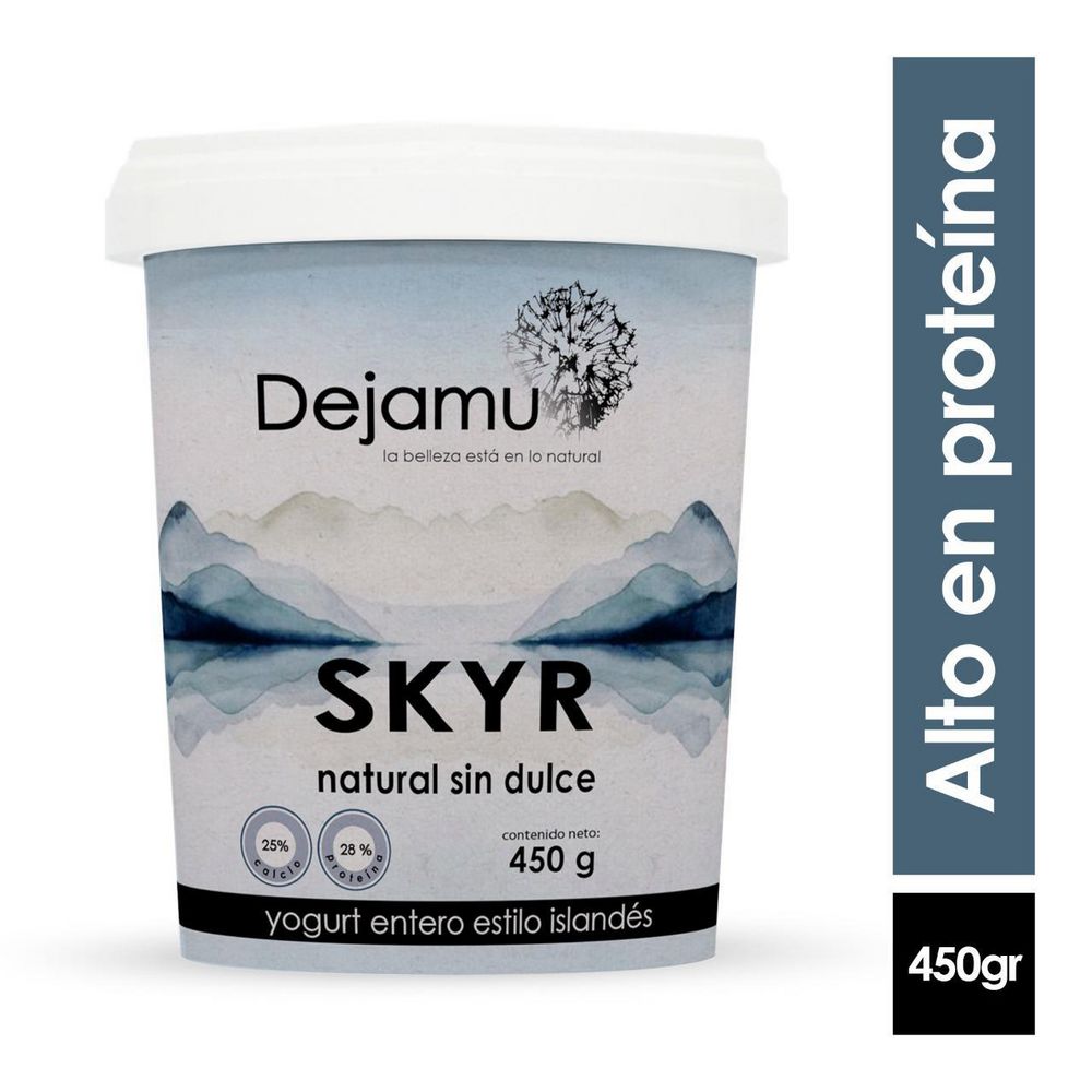 Skyr Deja Mu Yogurt Natural sin Dulce 450 g