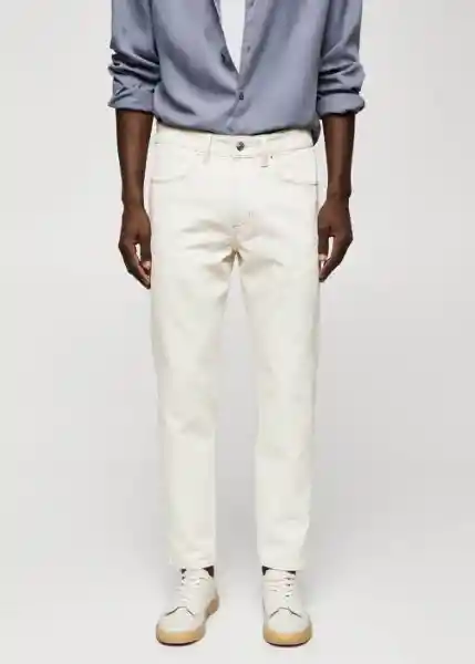 Jean Ben Offwhite Talla 44 Hombre Mango