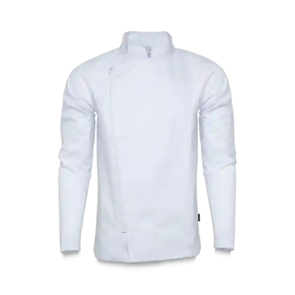 Aro Chaqueta de Chef Gabardina Con Cremallera a la Vista Talla L
