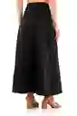 Falda Larga Fabiana Negro Talla XS Mercedes Campuzano