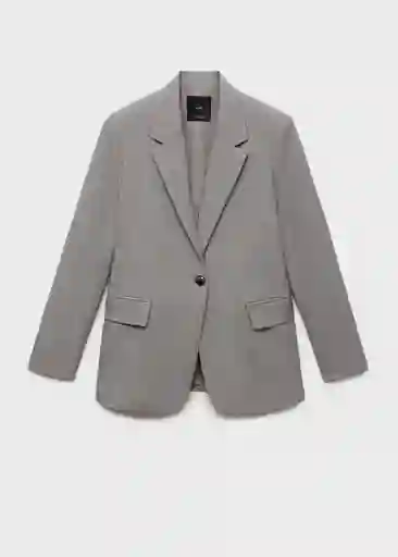 Saco Americana Bowery2 Gris Talla S Mujer Mango