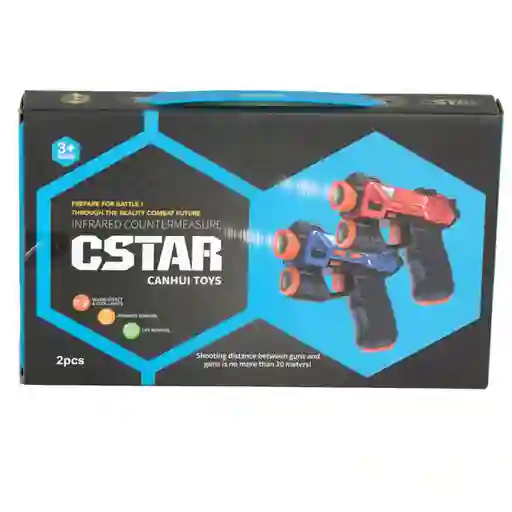 Cstar Set de Juguete de Pistolas Laser