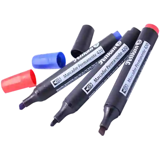 Pelikan Marcador Permanente 420 Rojo