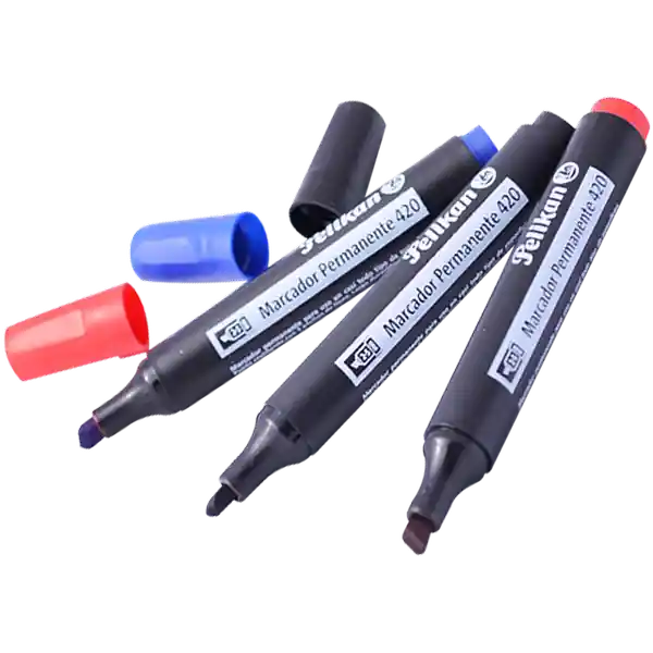Pelikan Marcador Permanente 420 Rojo
