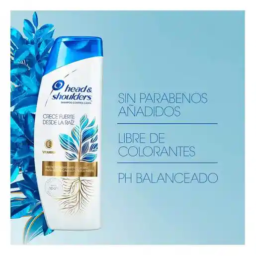 Head & Shoulders Shampoo Crece Fuerte Desde la Raíz