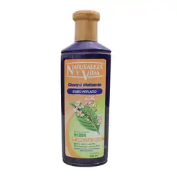 Naturaleza Vida Champú Matizante Rubio Perlado con Henna