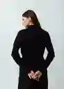 Gaban Tejido Mujer Negro Puro Ultra Oscuro Talla L 582G077 Naf Naf