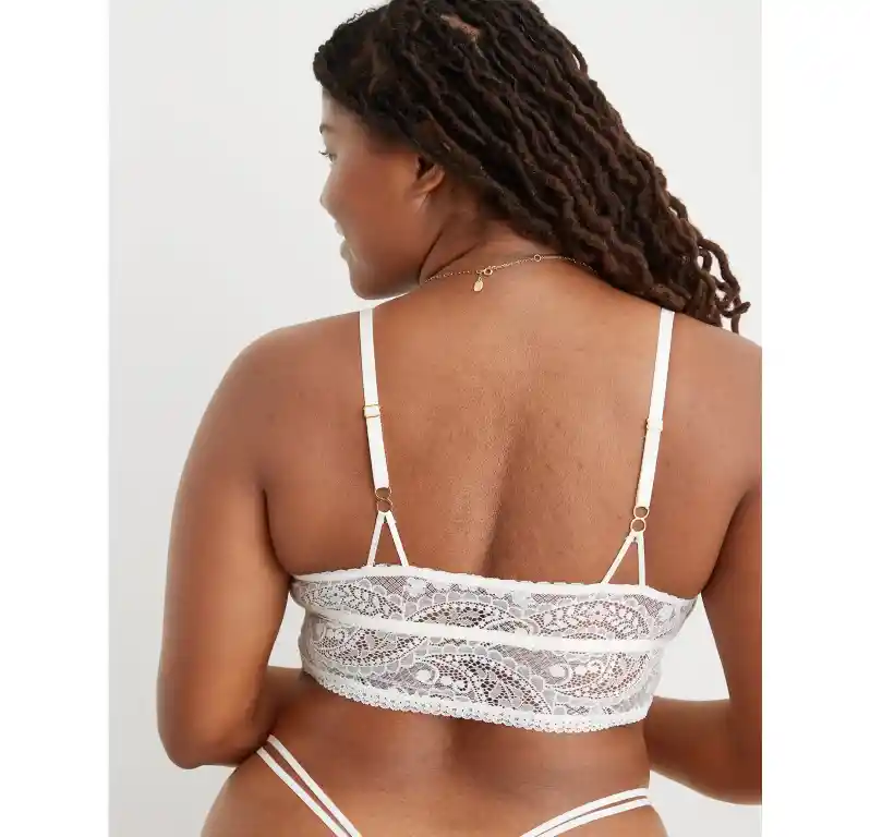 Bralette Blanco Paisley Medium American Eagle