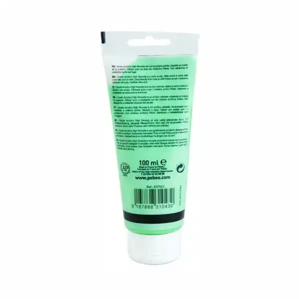 Pébéo Pintura Acrylic Studio Verde Cadmio 100 mL